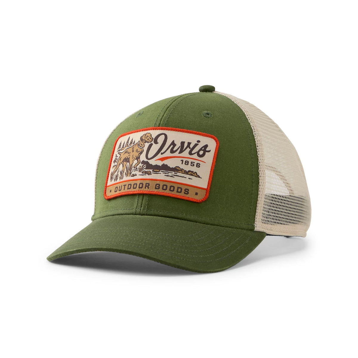 ORVIS | Pointer Waxed Cotton Trucker Hat - Loden