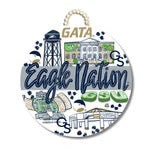 Eagle Nation Icons Door Hanger