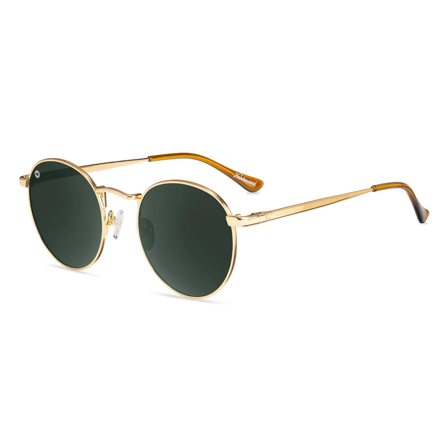 Knockaround Sunglasses | Gold Aviator Green Love & Haights