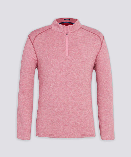 Turtleson | Stirling Quarter Zip, Syrah Heather
