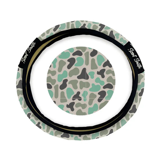 Marsh Camo Steering Wheel Cover