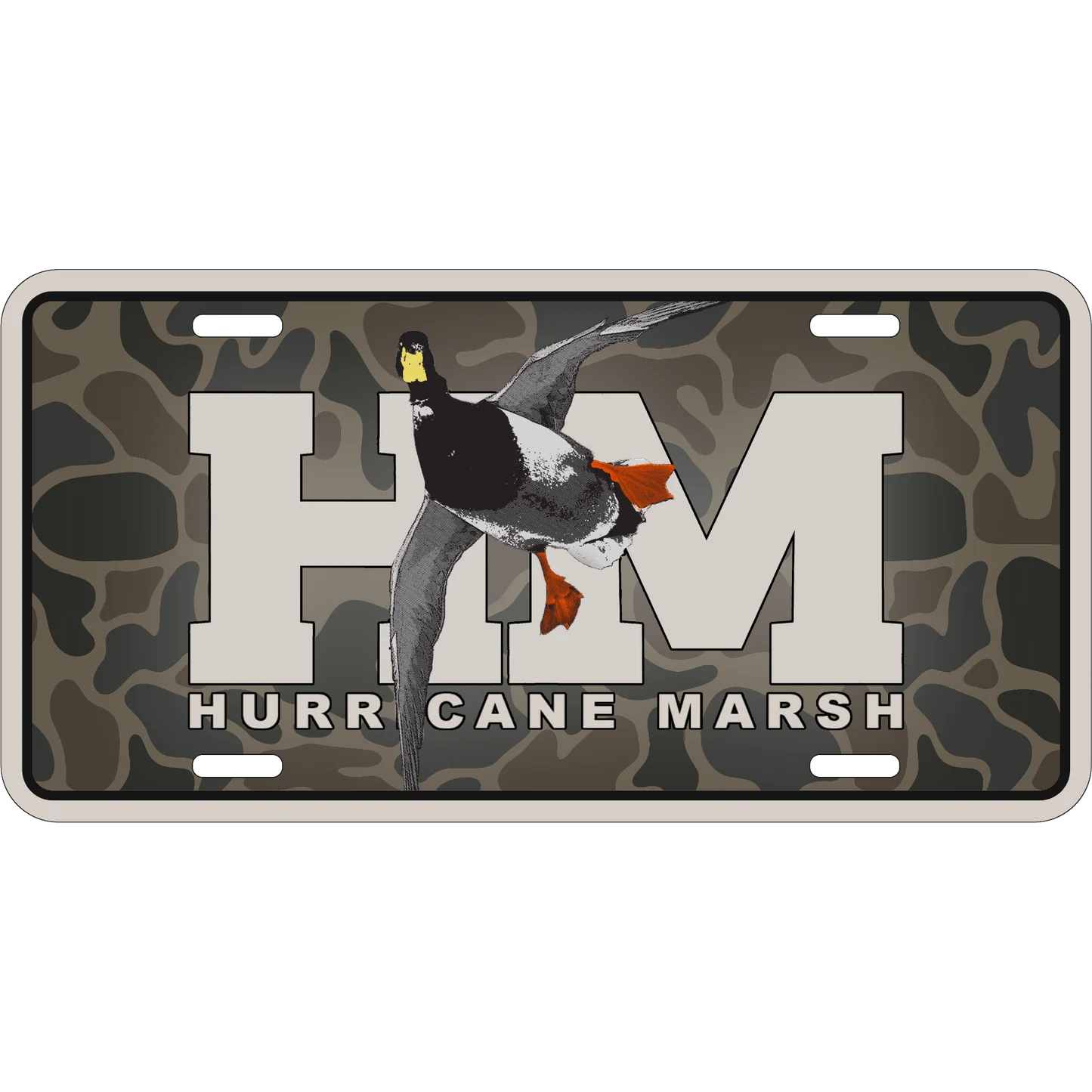 Hurricane Marsh | HM Red License Plate