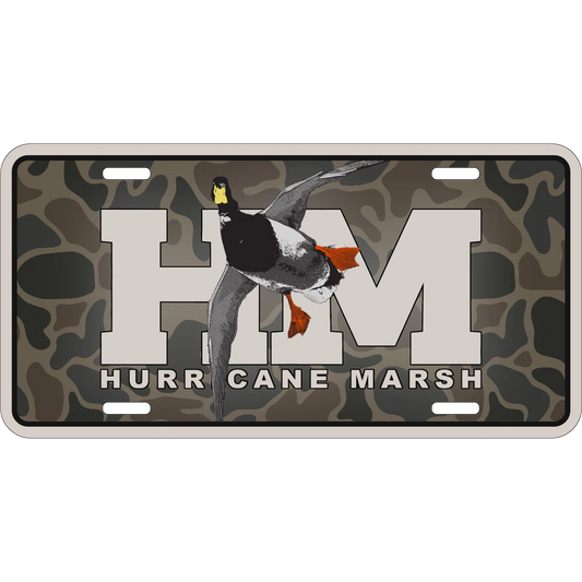 Hurricane Marsh | HM Red License Plate