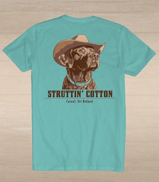 Struttin' Cotton | Rodeo Dog Tee, Seafoam