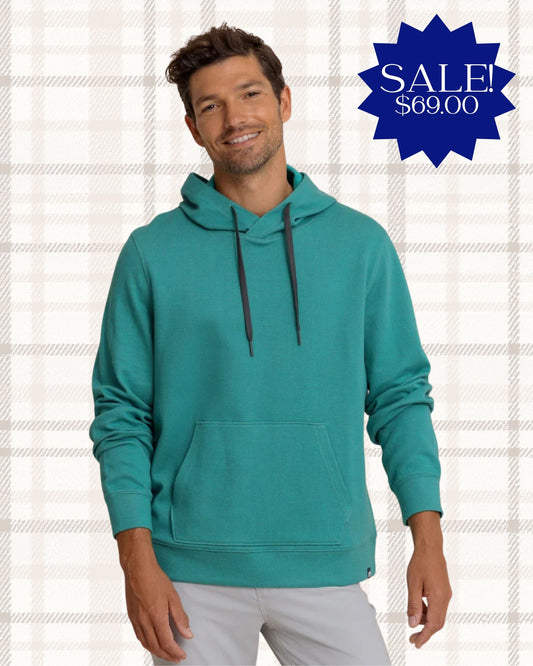 Southern Tide | Pearl Cove Fleece Hoodie, Spruce Shade