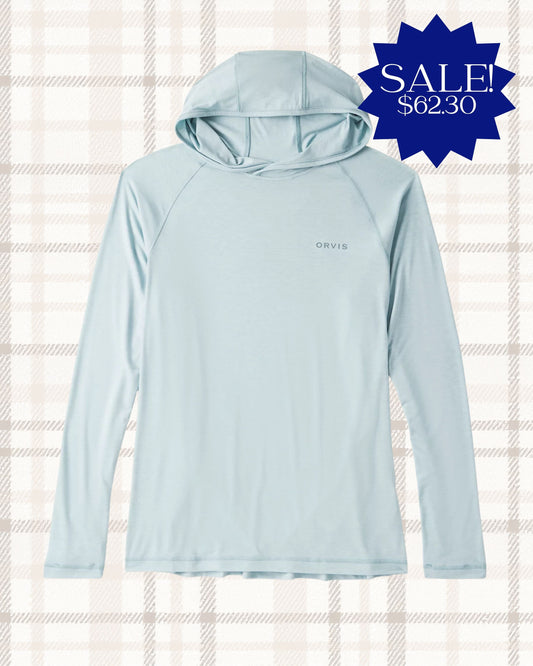 Orvis | DriCast Hoodie, Mineral Blue