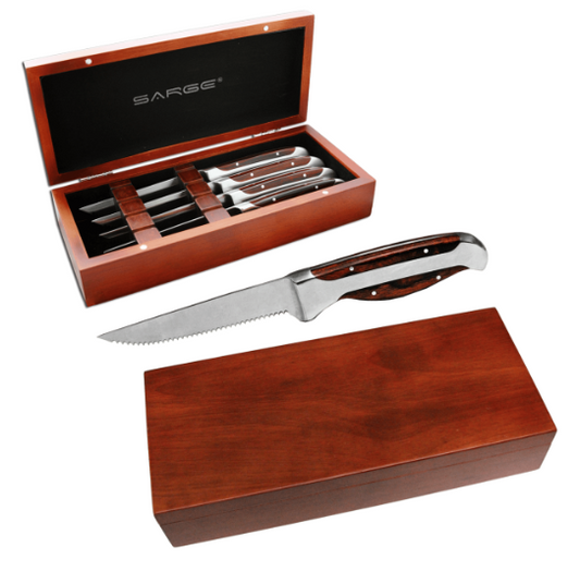Sarge Steakhouse | 4 PC Rosewood Steak Knife Set