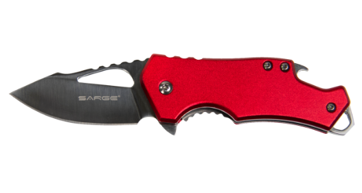 Sarge Red Fuse | Pocket Knife & Bottle Opener 502RD