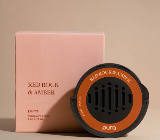 Red Rock & Amber Scent | Pura Car Refill