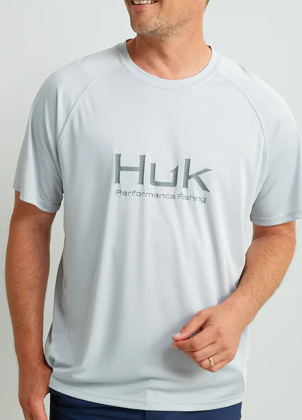 Huk | Pursuit Short Sleeve- Harbor Mist