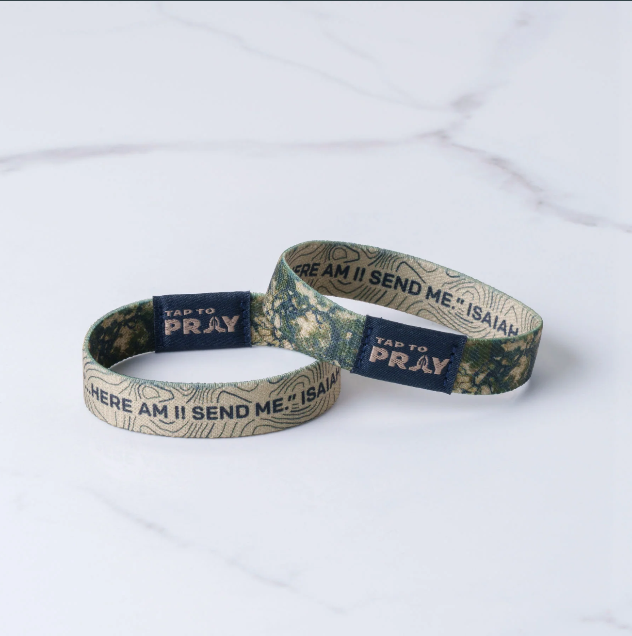 Tap to Pray- Valor Camo Wristband
