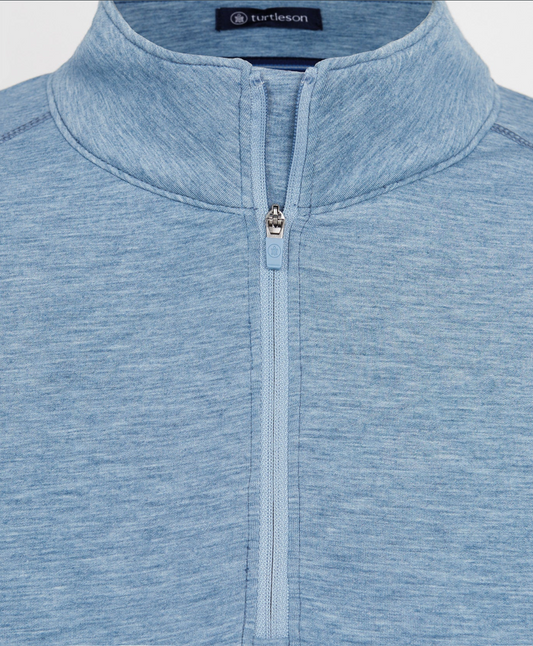 Turtleson- Stirling 1/4 Zip- Still Water Heather