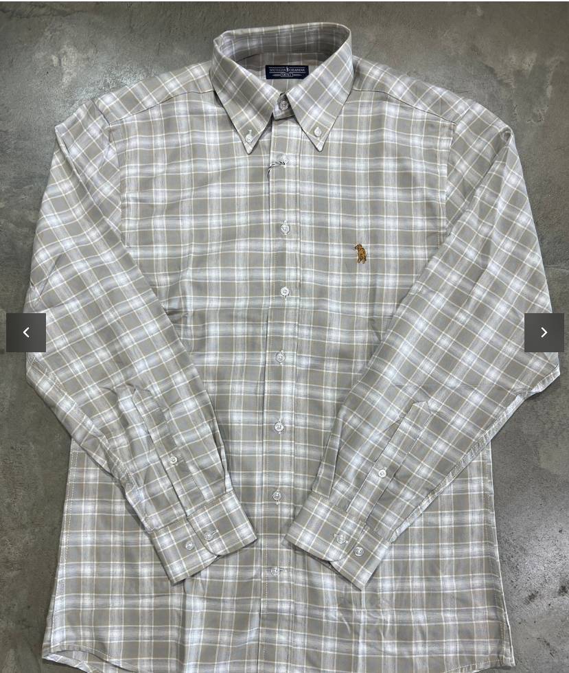 Southern Casanova- Button Down Sawmill Tartan