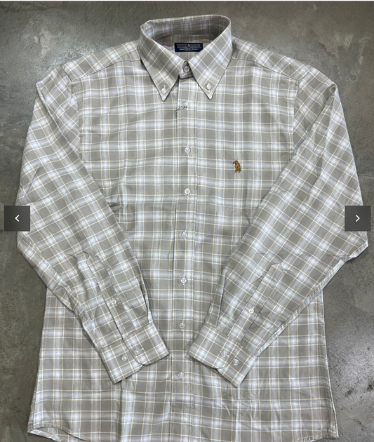 Southern Casanova- Button Down Sawmill Tartan