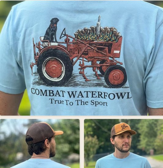 Combat Waterfowl-Short Sleeve Tractor Pile Tee