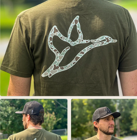 Combat Waterfowl-Short Sleeve Diyala Camo Icon Tee