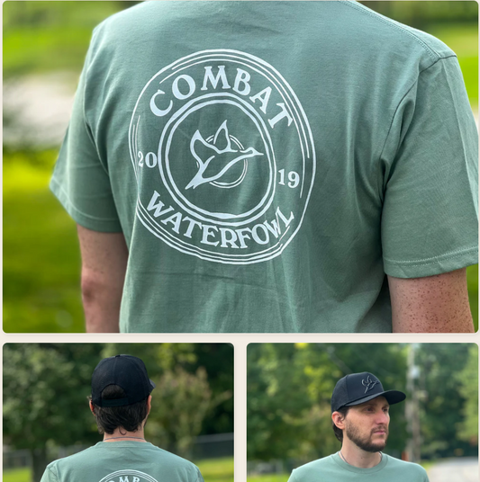 Combat Waterfowl-Short Sleeve Shotgun Logo Tee