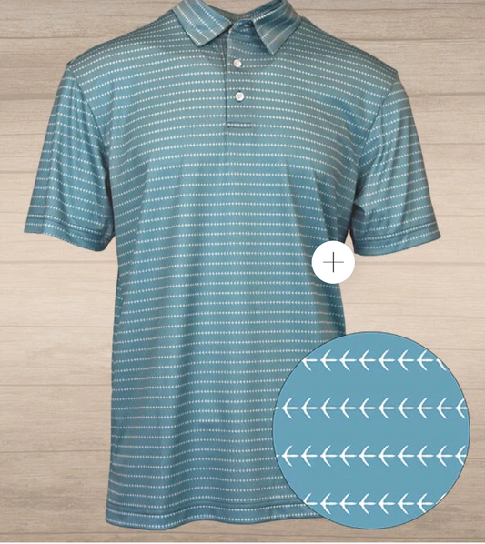 Struttin Cotton-Polo Turkey Track Stripe