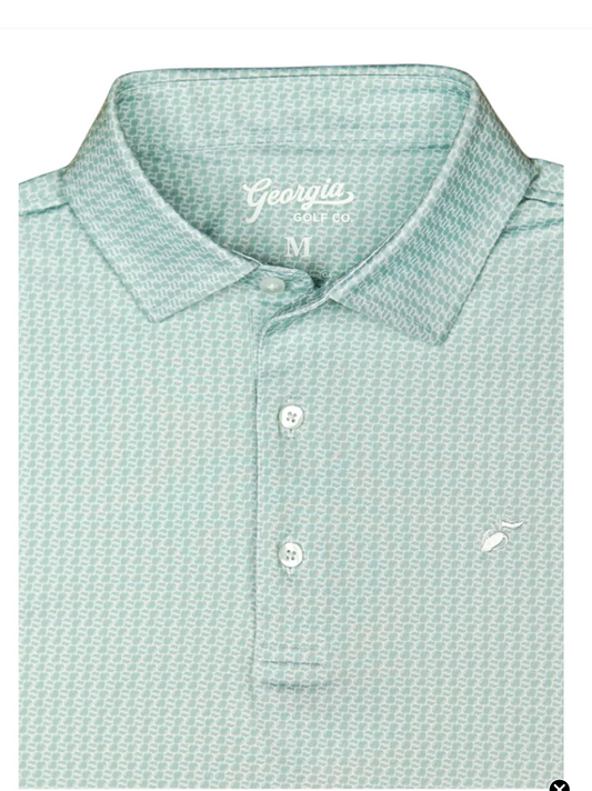 Georgia Golf Co- Seafoam Polo