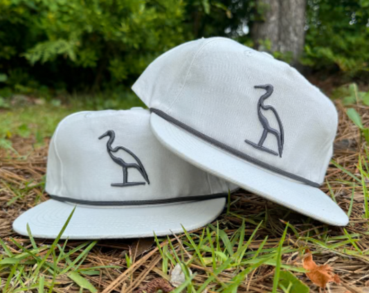Dirty Marsh | Heron Embroidered - Salt