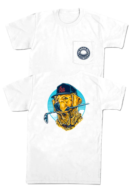 Old Row | GBC Golf USA Tee, White