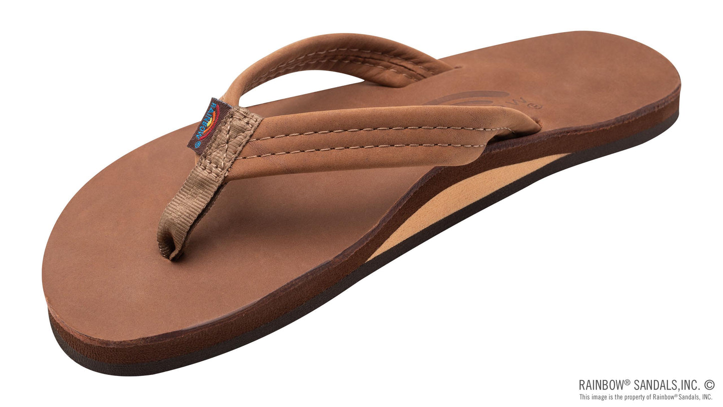 Rainbow Sandals | Double Layer Premier Leather, 3/4' Strap
