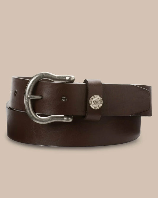 Leather Shackle Belt | Dark Brown