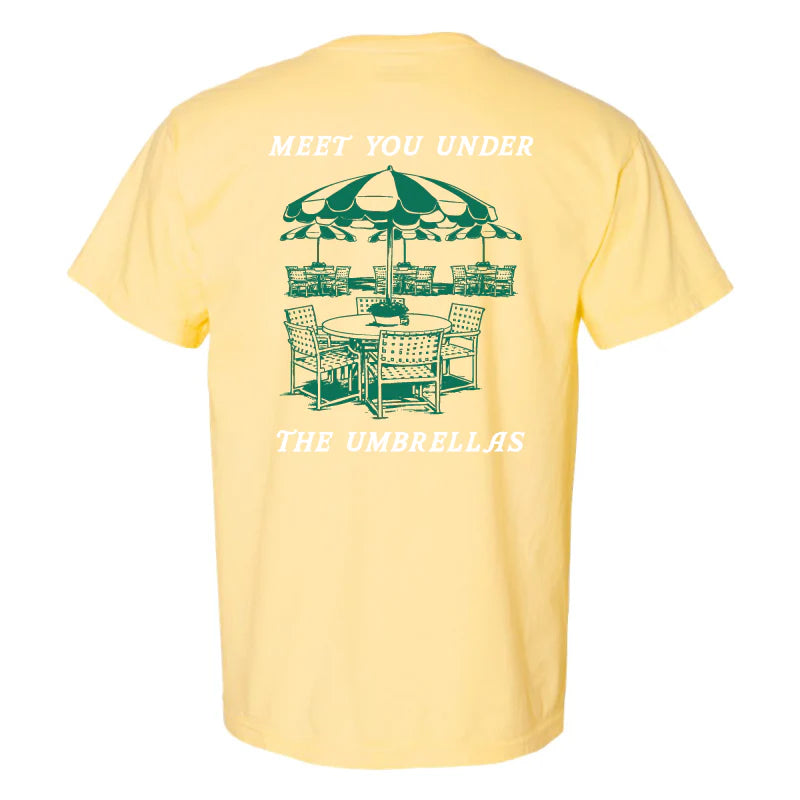Kings Creek | Under the Umbrellas Tee - Yellow