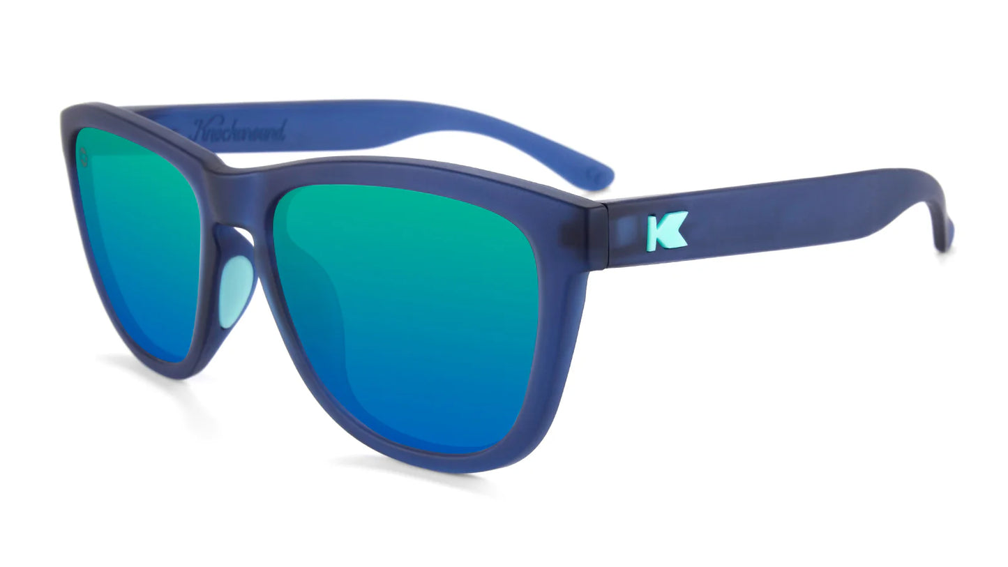 Knockaround Sunglasses | Mint Premium Sports, Rubberized Navy