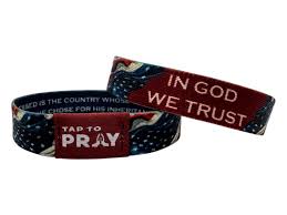 Tap To Pray Wristband | Patriot