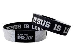 Tap To Pray Wristband | Jesus Is Lord