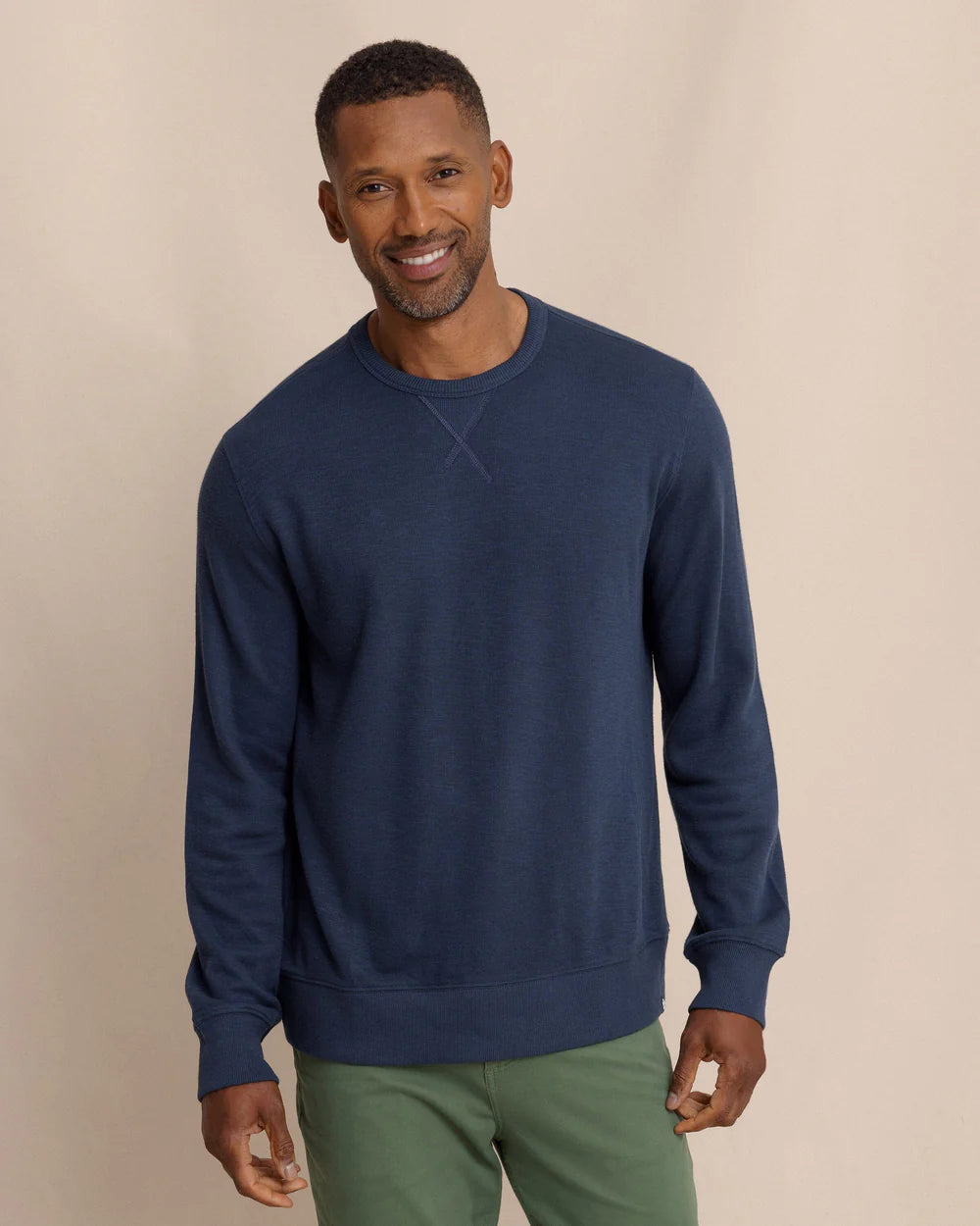 Long Sleeve East Bay Crew | Dress Blue