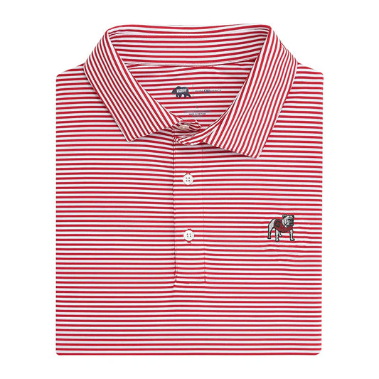 Onward Reserve | UGA Bulldog Striped Polo