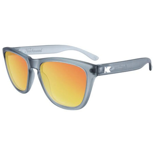 Knockaround Sunglasses | Red Sunset Premiums, Frosted Grey