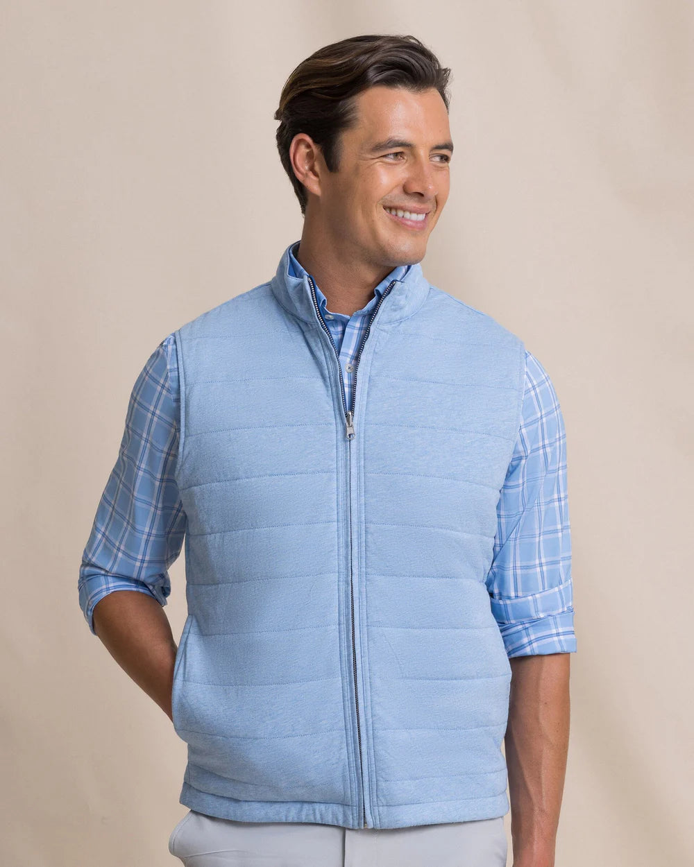 Southern Tide | Harbor Reversible Vest - Nautical Blue