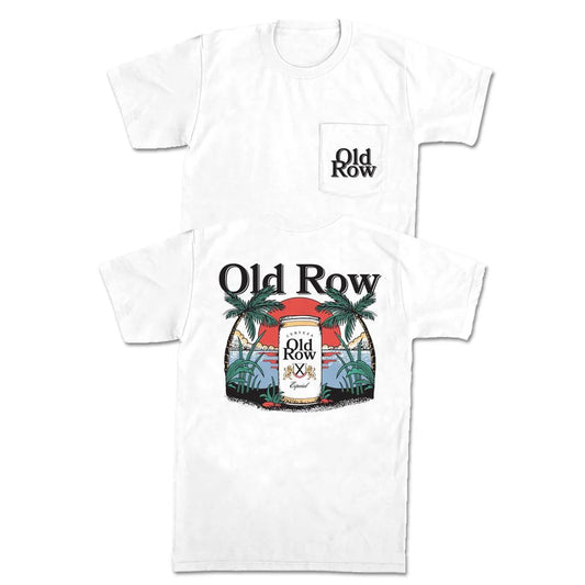 Old Row | Beach Cerveza Tee, White