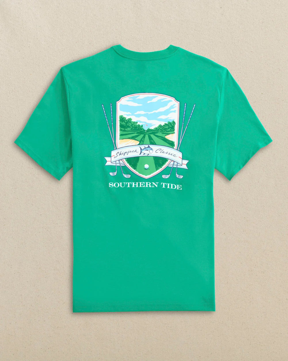 Southern Tide | Skipjack Classic SS Tee, Emerald